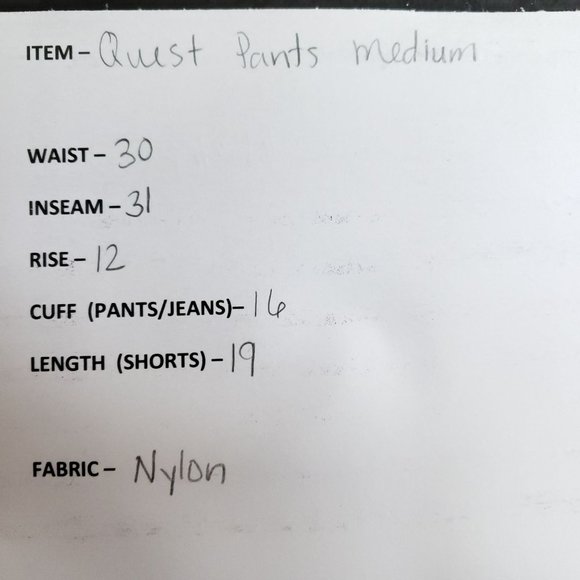 Quest Light Weight Convertible Pants Men's Sz Medium Gray - Picture 6 of 7